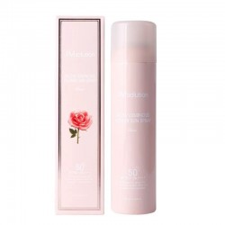 韩国原装进口JMsolution粉色玫瑰防晒喷雾SPF50 清爽隔离 全身防水180ml