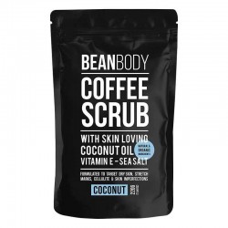 澳洲原装进口beanbody去角质鸡皮磨砂椰子咖啡按摩沐浴盐全身嫩白220g