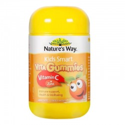 澳洲原装进口Nature's way佳思敏儿童维生素C+锌软糖 60粒 VC 补锌