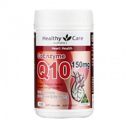 澳洲原装进口Healthy Care辅酶Q10软胶囊150mg*100粒  保护心脏健康