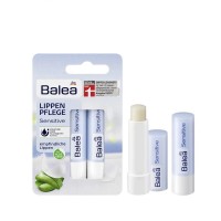 德国原装进口Balea芭乐雅（两支装）无色修复唇纹补水保湿滋润去死皮敏感护唇膏*2 滋润敏感唇部