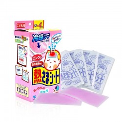 日本原装进口KOBAYASHI/小林制药冰宝贴散热退烧贴婴儿用（12片+4片）2岁以上/粉色