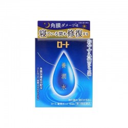 日本原装进口ROHTO乐敦养润水夜间滴眼液角膜修复眼药水13ml
