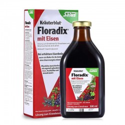 德国进口Salus Floradix铁元液女人孕期贫血补铁补气血老人500ml