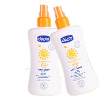 意大利进口Chicco智高婴儿宝宝防晒乳液喷雾防紫外12个月+/150ml