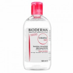 法国进口BIODERMA贝德玛卸妆水500ml 粉水 温和眼唇可用（适合敏感肌偏干性皮肤中性皮肤）