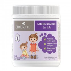 澳洲进口Bio Island黄金助长素1段 澳洲婴幼儿童婴儿赖氨酸成长高素150g